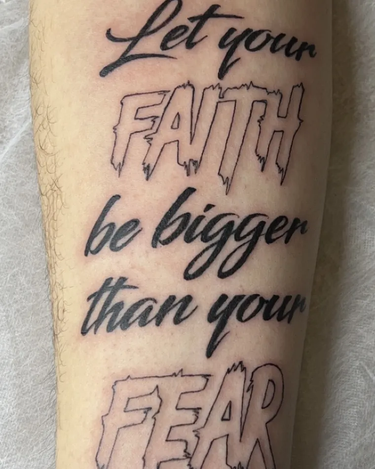 Sleeve, fertiges Tattoo