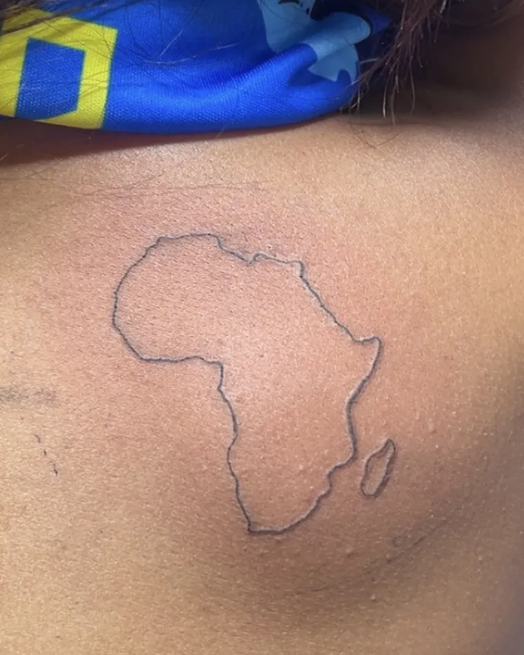 Africa, fertiges Tattoo
